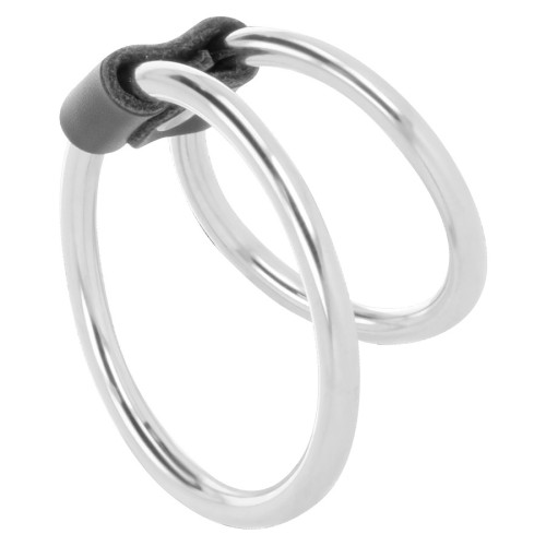 Darkness Anillo Doble de Metal para Hombres | Prolongar Erección