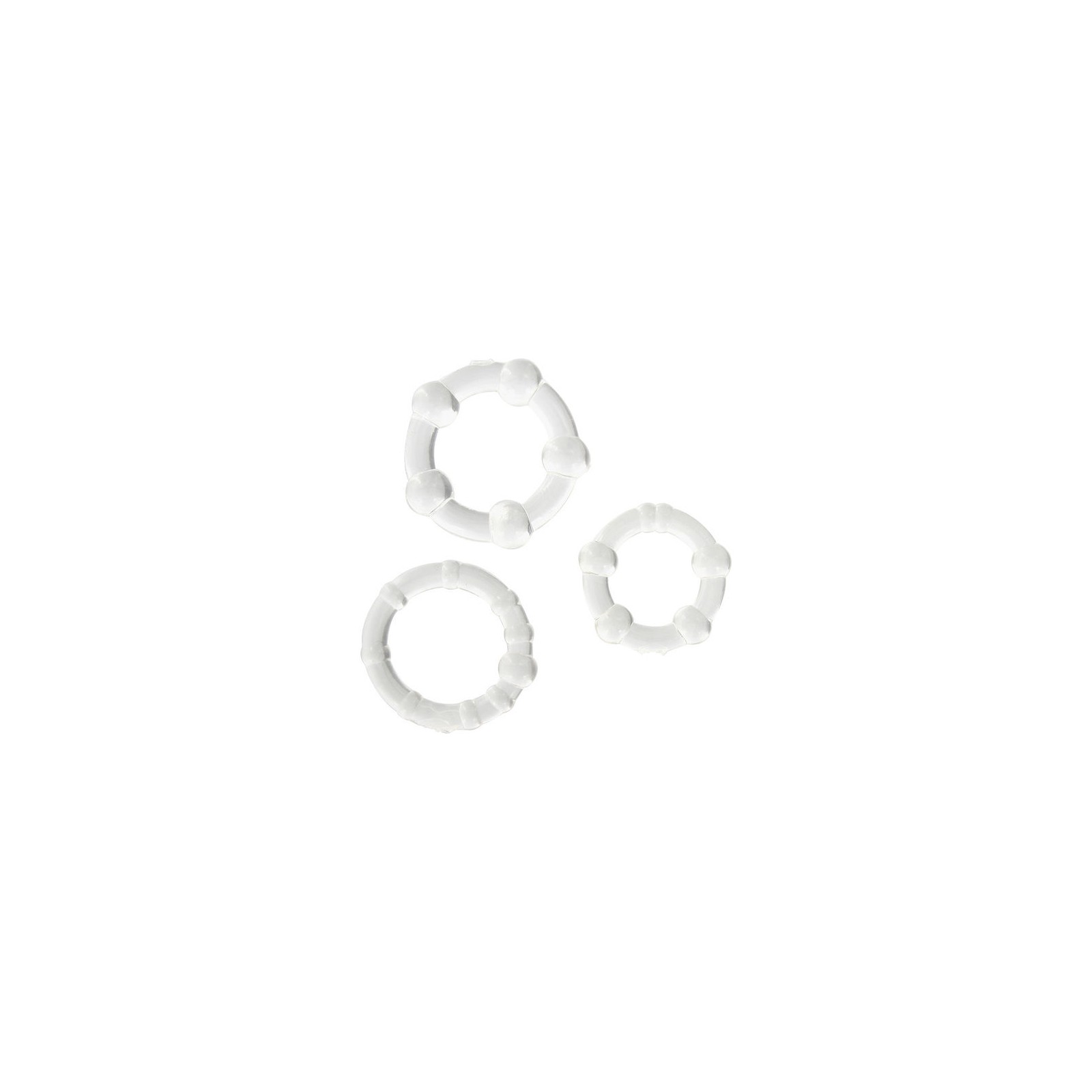 Set of Three Transparent Penis Rings