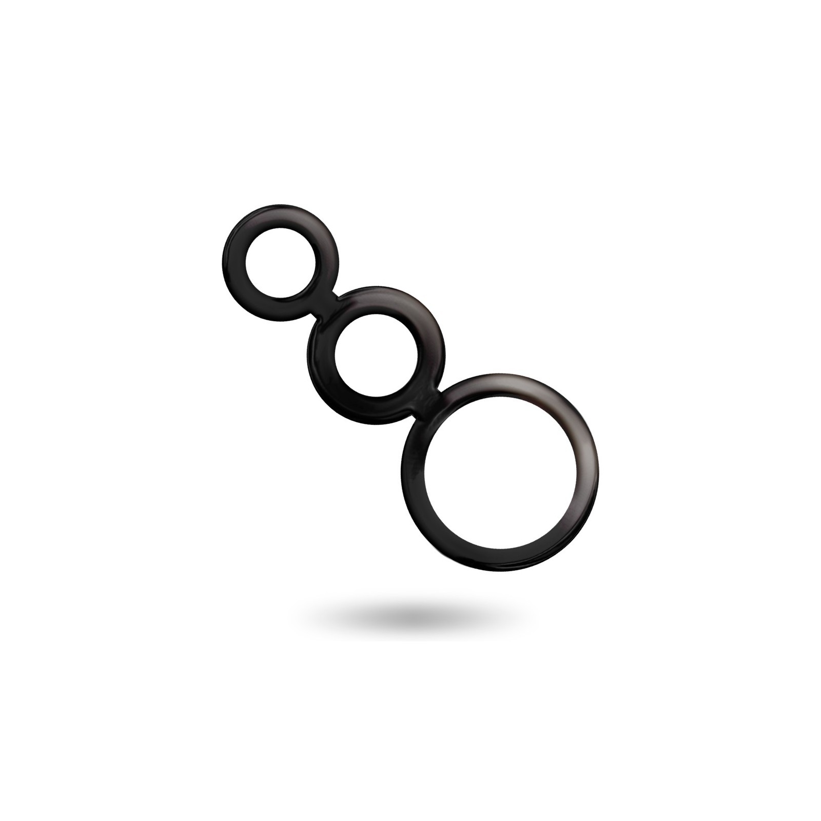 Smoky Penis And Testicle Rings Set