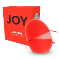 Huevo Masturbador Discreto Rojo Joy - Placer Emocionante