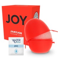 Huevo Masturbador Discreto Rojo Joy - Placer Emocionante