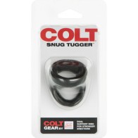 Colt Snug Tugger Negro Anillo para el Pene y Testículos