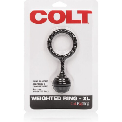 Colt XL Silicone Penis Ring with Weight