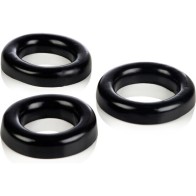 Colt Set of 3 Silicone Cock Rings - Durable and Adjustable