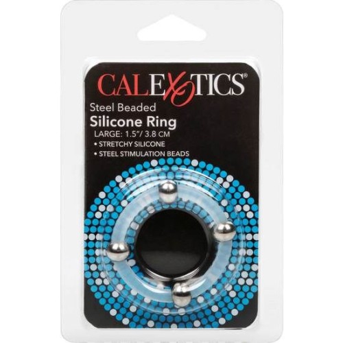 Silicone Ring with Steel Balls for Added Pleasure