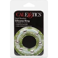 XL Silicone Ring with Steel Balls for Enhanced Pleasure