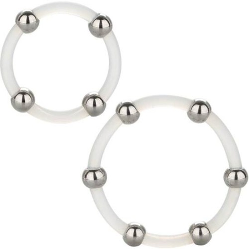 Silicone Ring Set with Steel Balls