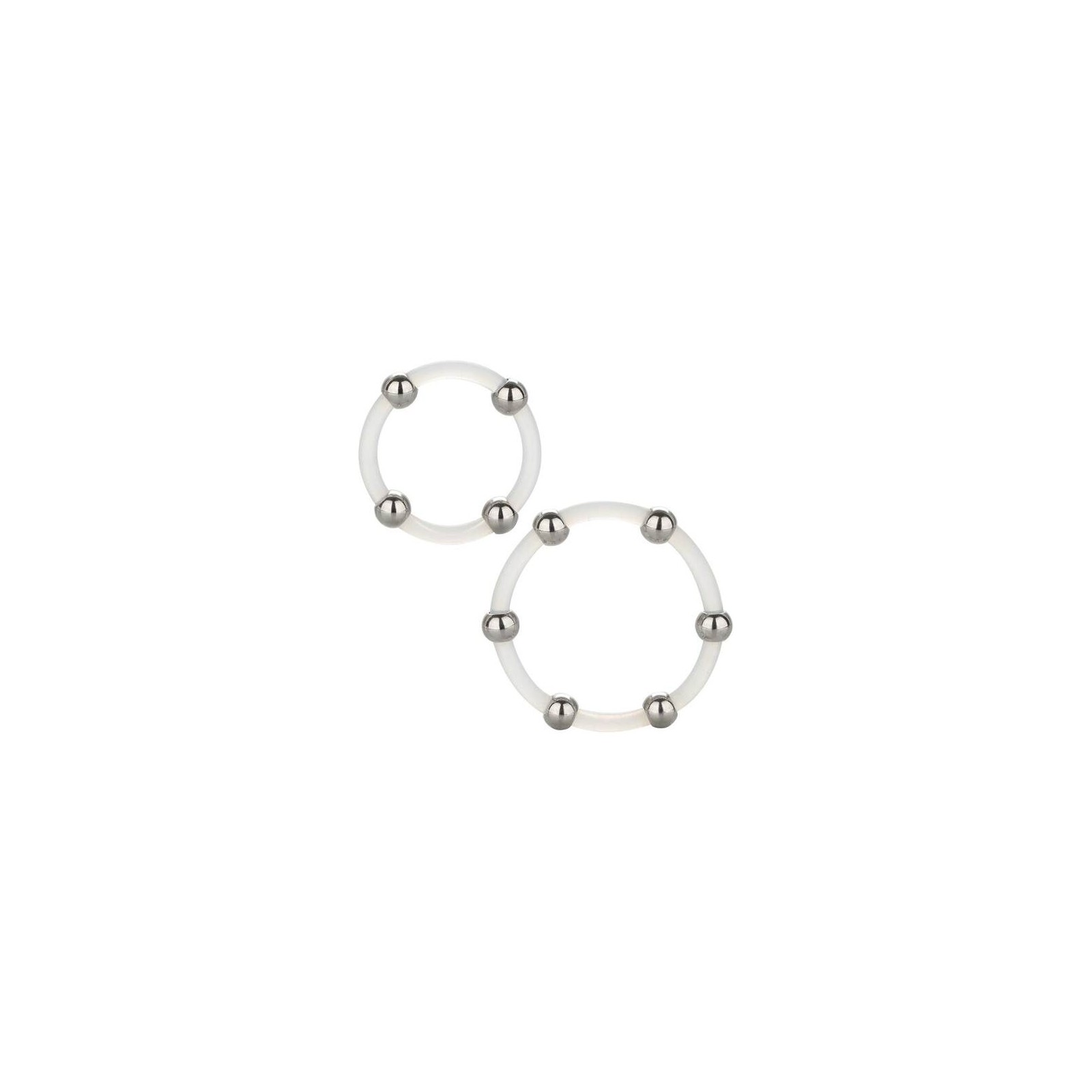 Silicone Ring Set with Steel Balls