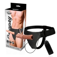 Hollow Gregory Harness with Vibrator 16.5 cm