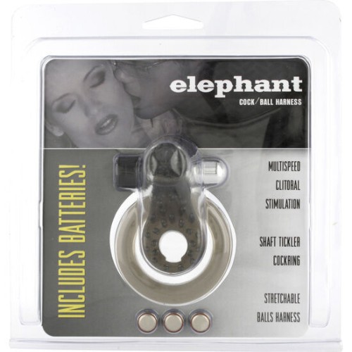 Vibrating Penis Ring with Elephant Stimulator