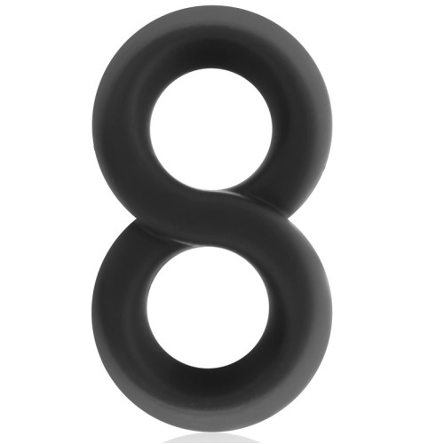 Super Flexible and Durable Penis and Testicles Ring PR12 Black