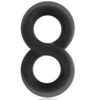 Super Flexible and Durable Penis and Testicles Ring PR12 Black