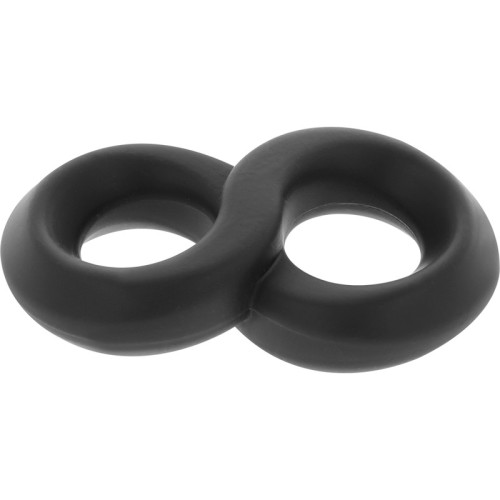 Super Flexible and Durable Penis and Testicles Ring PR12 Black