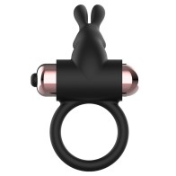 Coquette Chic Desire Cock Ring Anillo Vibrador Negro / Gold