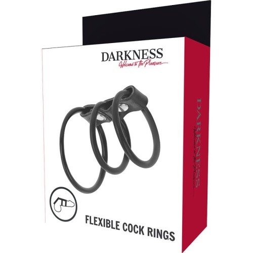 Darkness Flexible Penis Ring Set