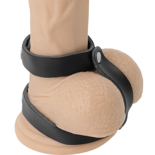 Darkness Adjustable Cock and Ball Ring for Enhanced Pleasure