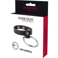 Darkness Anillo de Metal para Pene y Testículos