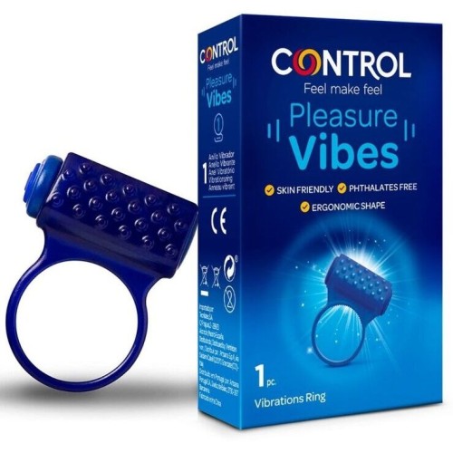 Control Pleasure Vibes Vibrating Ring for Enhanced Intimacy