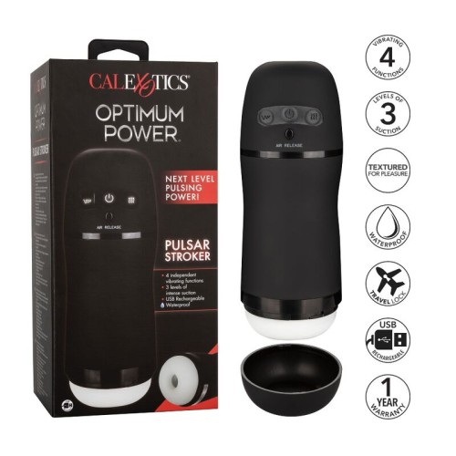 Optimum Power Vibrating and Suction Masturbator