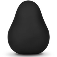 Black Textured Reusable Masturbator G-egg