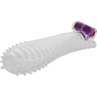 Textured Penis Sleeve with Vibrating Bullet for Enhanced Pleasure