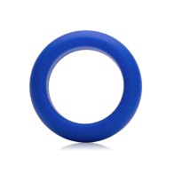 Silicone Blue Cock Ring for Enhanced Pleasure