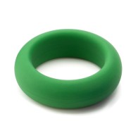 Green Silicone Ring Medium Constriction for Enhanced Pleasure