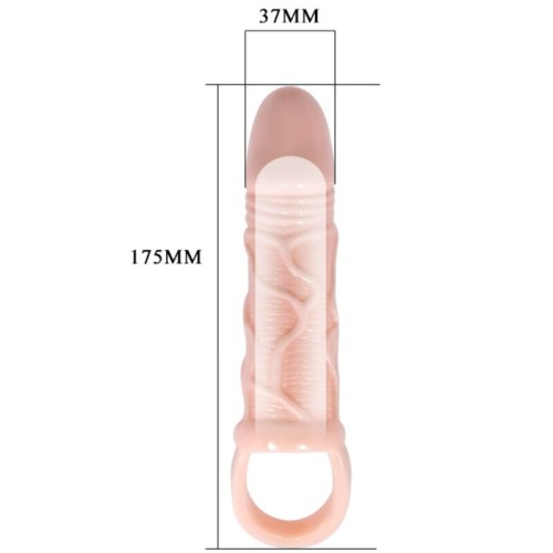 Penis Extender Sleeve with Balls Strap for Enhanced Pleasure