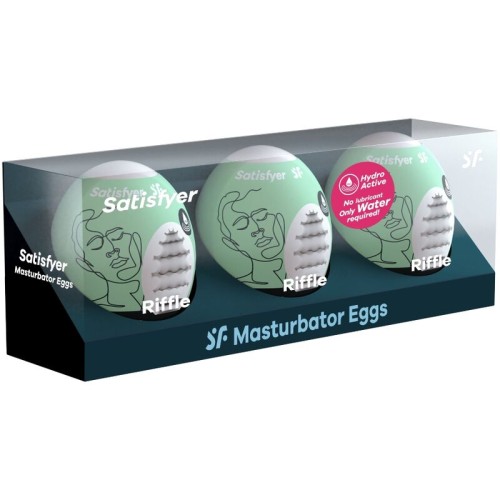 Satisfyer 3 Riffle Masturbator Eggs