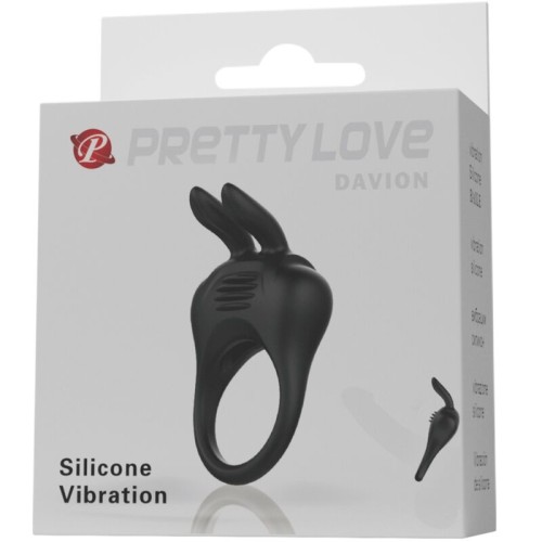 Davion Anillo Vibrador Rabbit para Mayor Placer