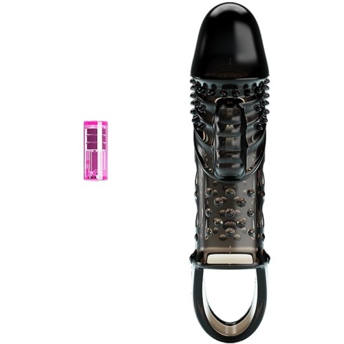 Cecelia Vibrating Penis Sleeve Black | Enhance Your Pleasure