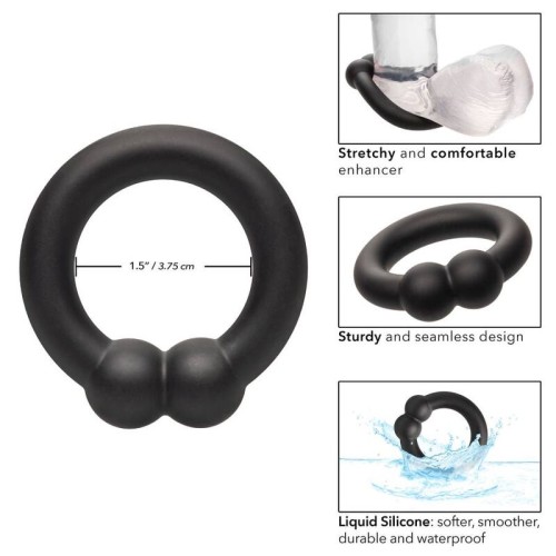 Alpha Muscle Ring Negro - Mejora de Resistencia Suprema