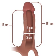 Intense Hollow Strap-On with Silicone Dildo 16 x 3.5 cm