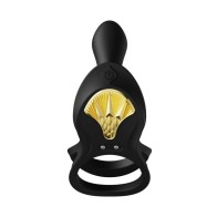 Bayek Anillo Vibrador Control Remoto Parejas Negro