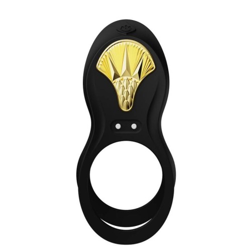 Bayek Anillo Vibrador Control Remoto Parejas Negro