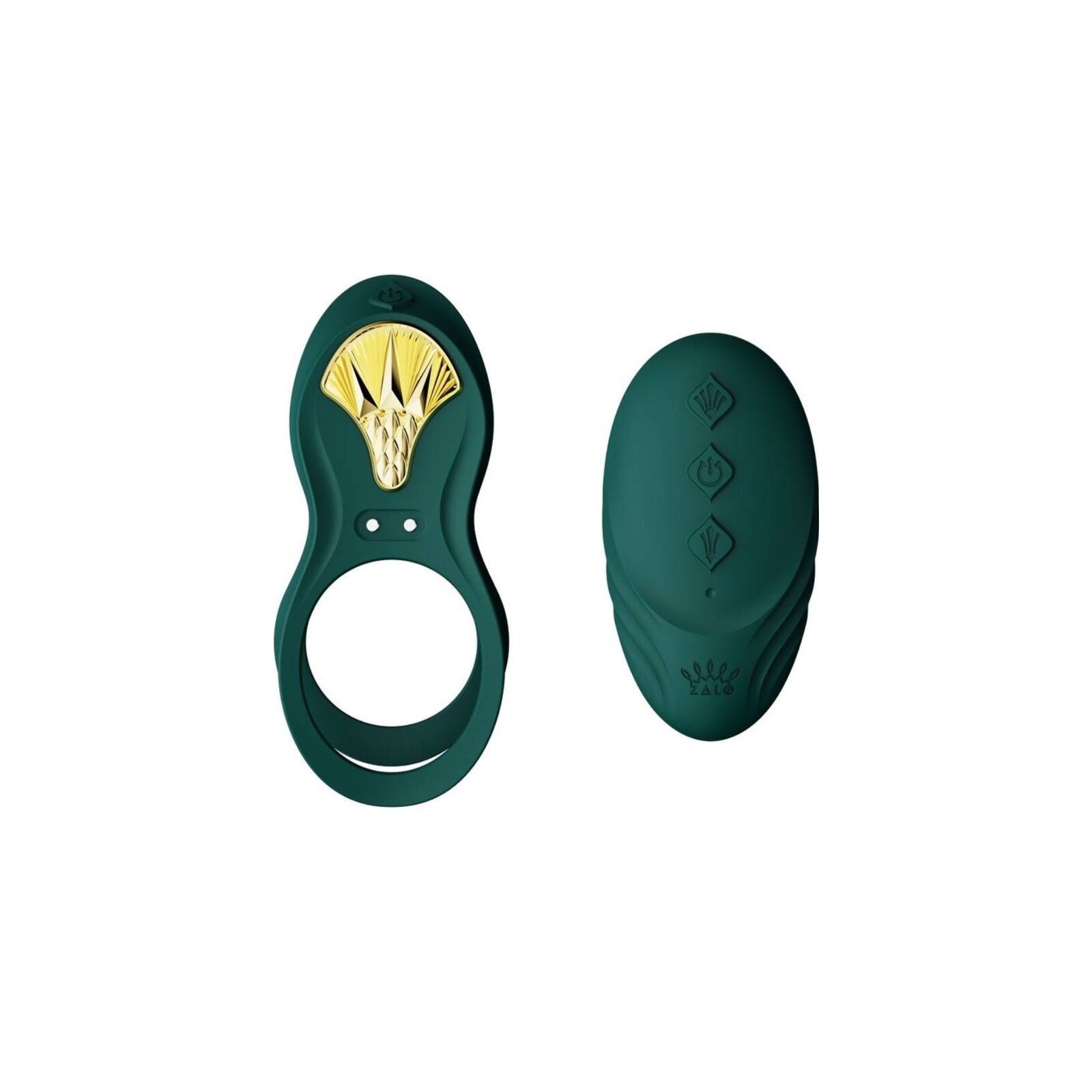 Bayek Anillo Vibrador Control Remoto Parejas Verde