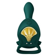 Bayek Anillo Vibrador Control Remoto Parejas Verde