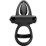 10-Vibration Silicone Cock Ring for Couples