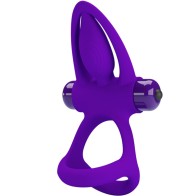 Pretty Love Anillo Vibrador 10 Vibraciones Violeta - Placer Intenso