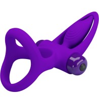 Pretty Love Anillo Vibrador 10 Vibraciones Violeta - Placer Intenso