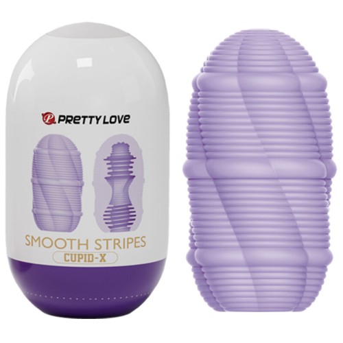 Pretty Love Smooth Stripes Cupid Masturbator Egg