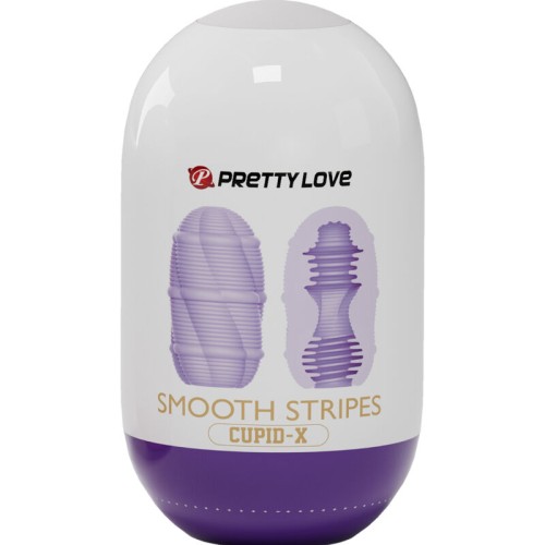 Pretty Love Smooth Stripes Cupid Masturbator Egg