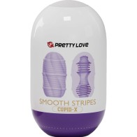 Pretty Love - Huevo Masturbador Smooth Stripes Cupid