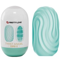 Pretty Love - Huevo Masturbador Twist Angel Cupid | Placer Masculino Emocionante