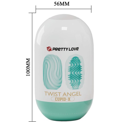 Pretty Love - Huevo Masturbador Twist Angel Cupid | Placer Masculino Emocionante