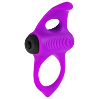 Lingus Max Anillo Vibrador Violeta - Placer Intenso para Parejas