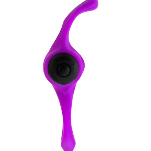 Lingus Max Anillo Vibrador Violeta - Placer Intenso para Parejas