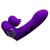 Pretty Love Orlando Finger Vibrator Sleeve Purple