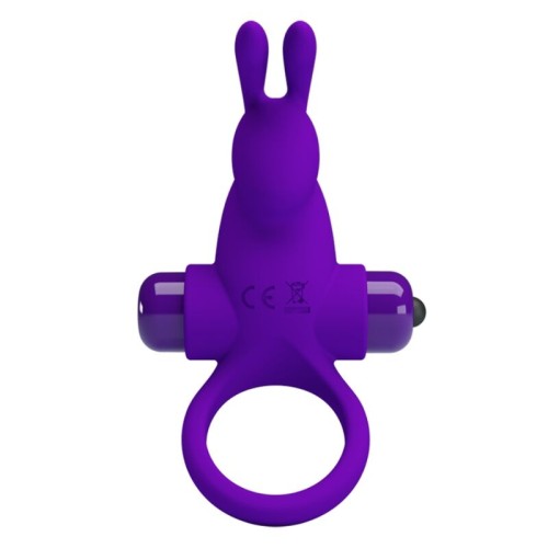 Pretty Love Rabbit Vibrating Ring Purple