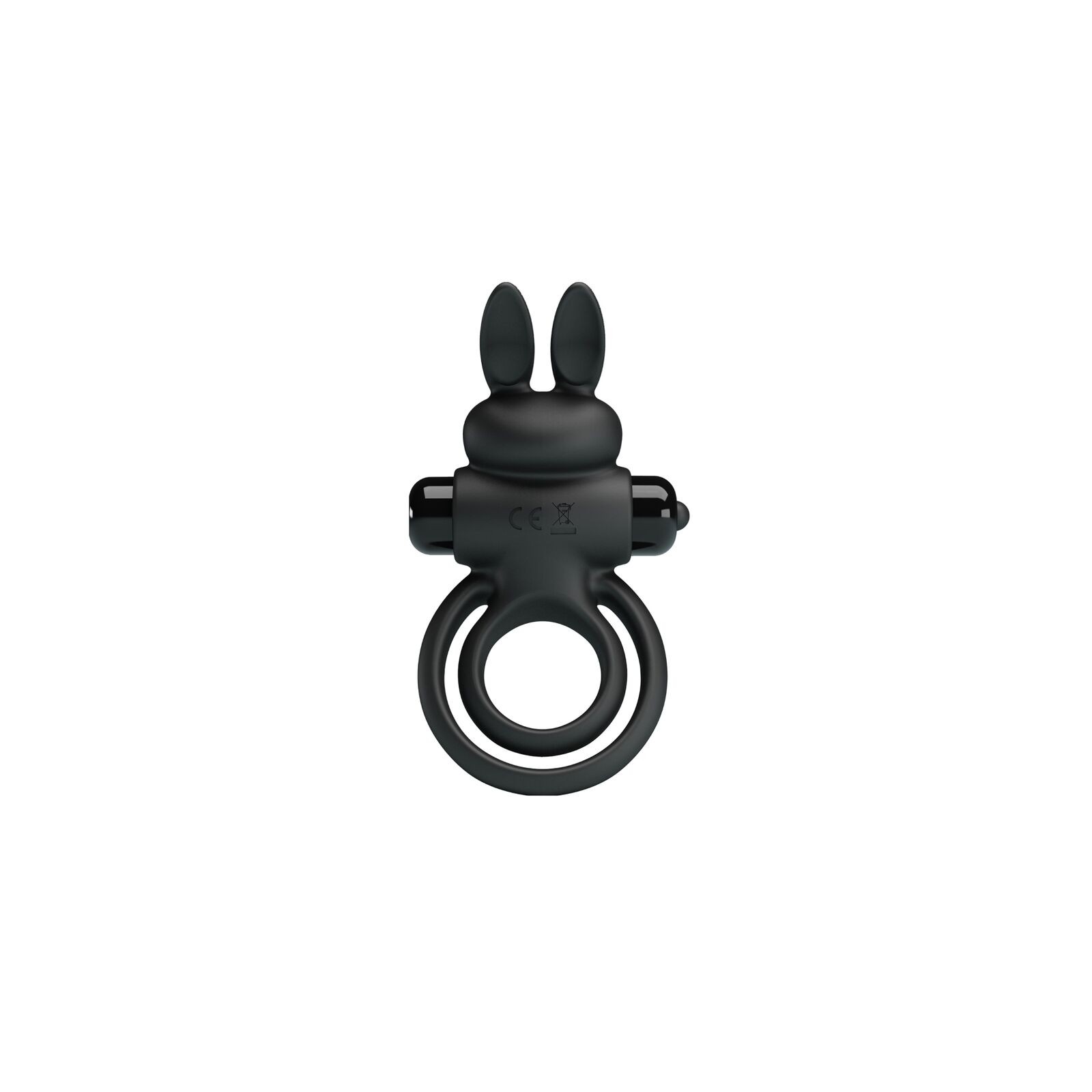 Pretty Love Anillo Vibrador Iii Conejo Para Pene Negro